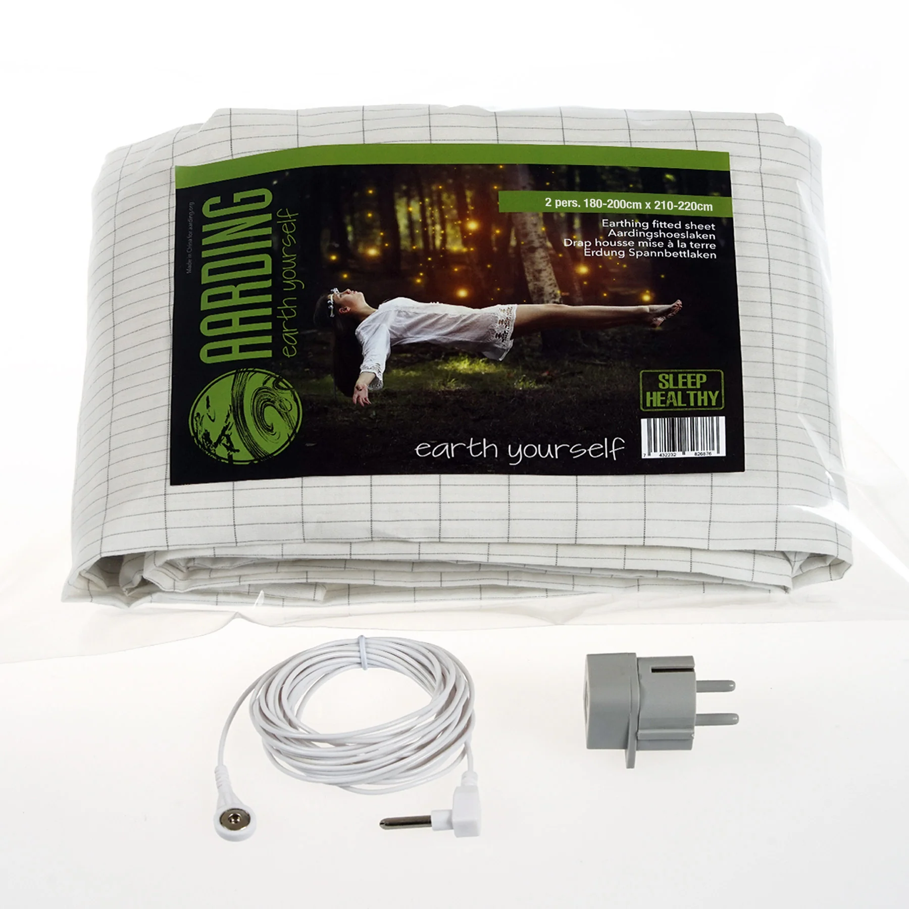 Grounding Fitted Sheet, double, (incl. cable 5m and adapter) - Image 7